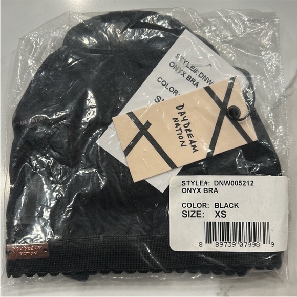 NWT Daydream Nation Dolls Kill | Onyx Bra Black Mesh Size XS & S available - Picture 4 of 5